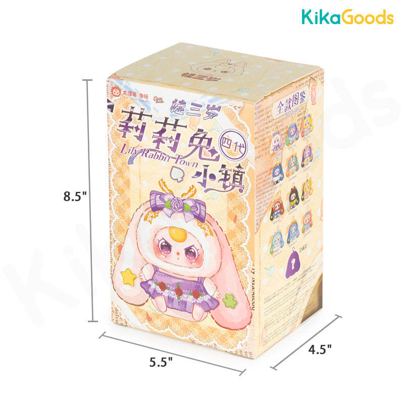 Baby Three Lily Rabbit Town V4 Series Plush Blind Box