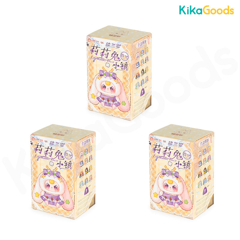Baby Three Lily Rabbit Town V4 Series Plush Blind Box