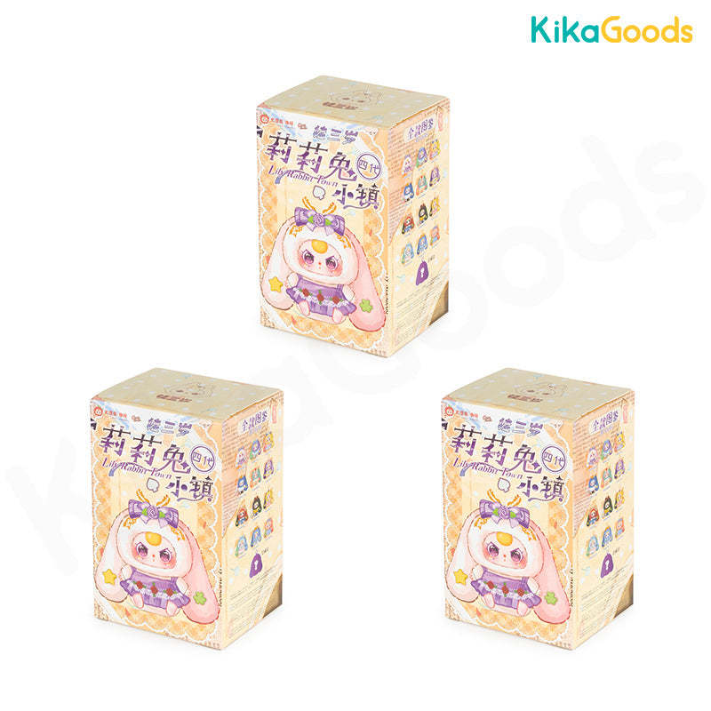 Baby Three Lily Rabbit Town V4 Series Plush Blind Box