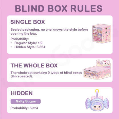 Nommi Glutinous Rice 100% Sweetness Series Plush Blind Box