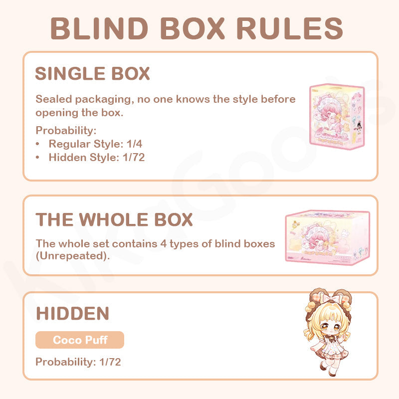 Bonnie's Fourth Generation Dream Pastry Series Action Figure BJD Blind Box