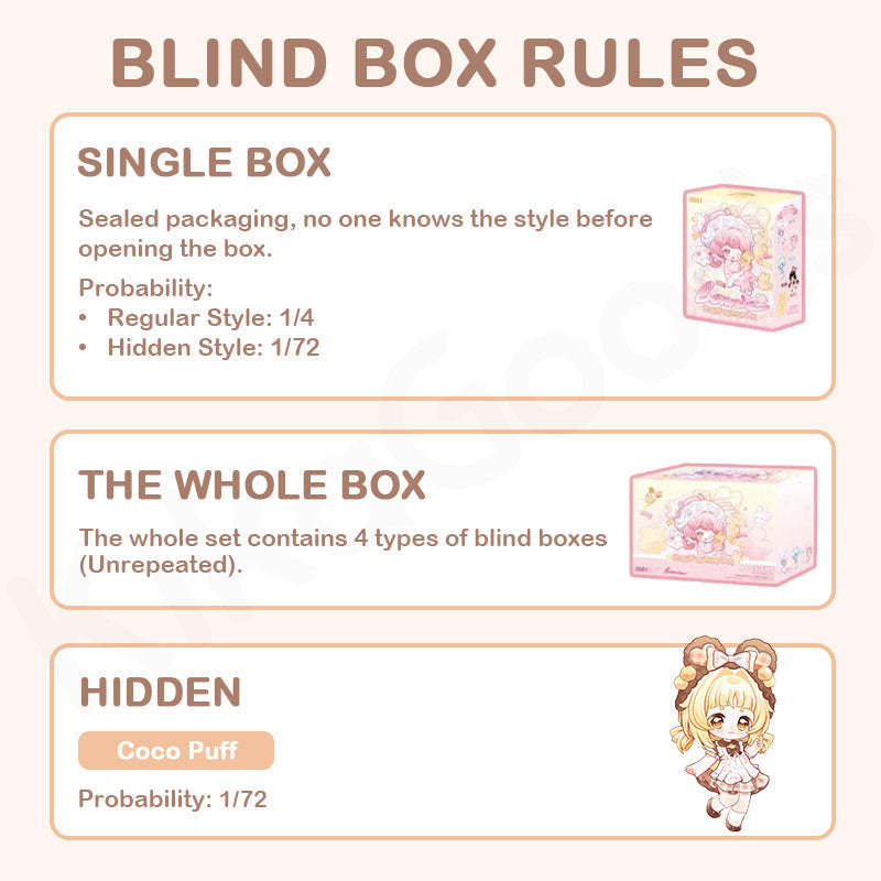 Bonnie's Fourth Generation Dream Pastry Series Action Figure BJD Blind Box