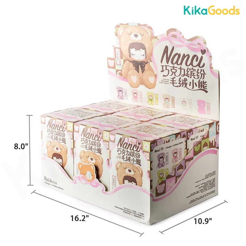 Nanci Colorful Chocolate Cutie Bears Series Plush Blind Box
