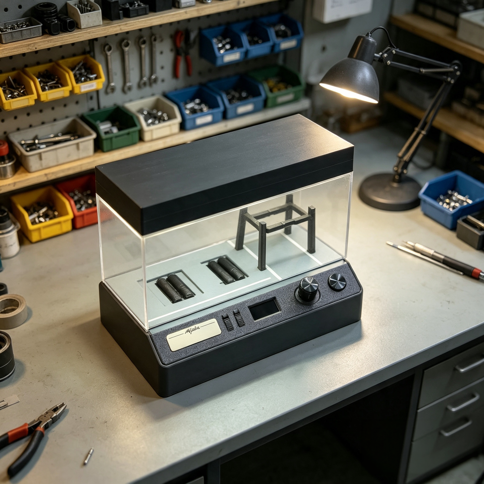 1:64 Interactive Garage Display Case