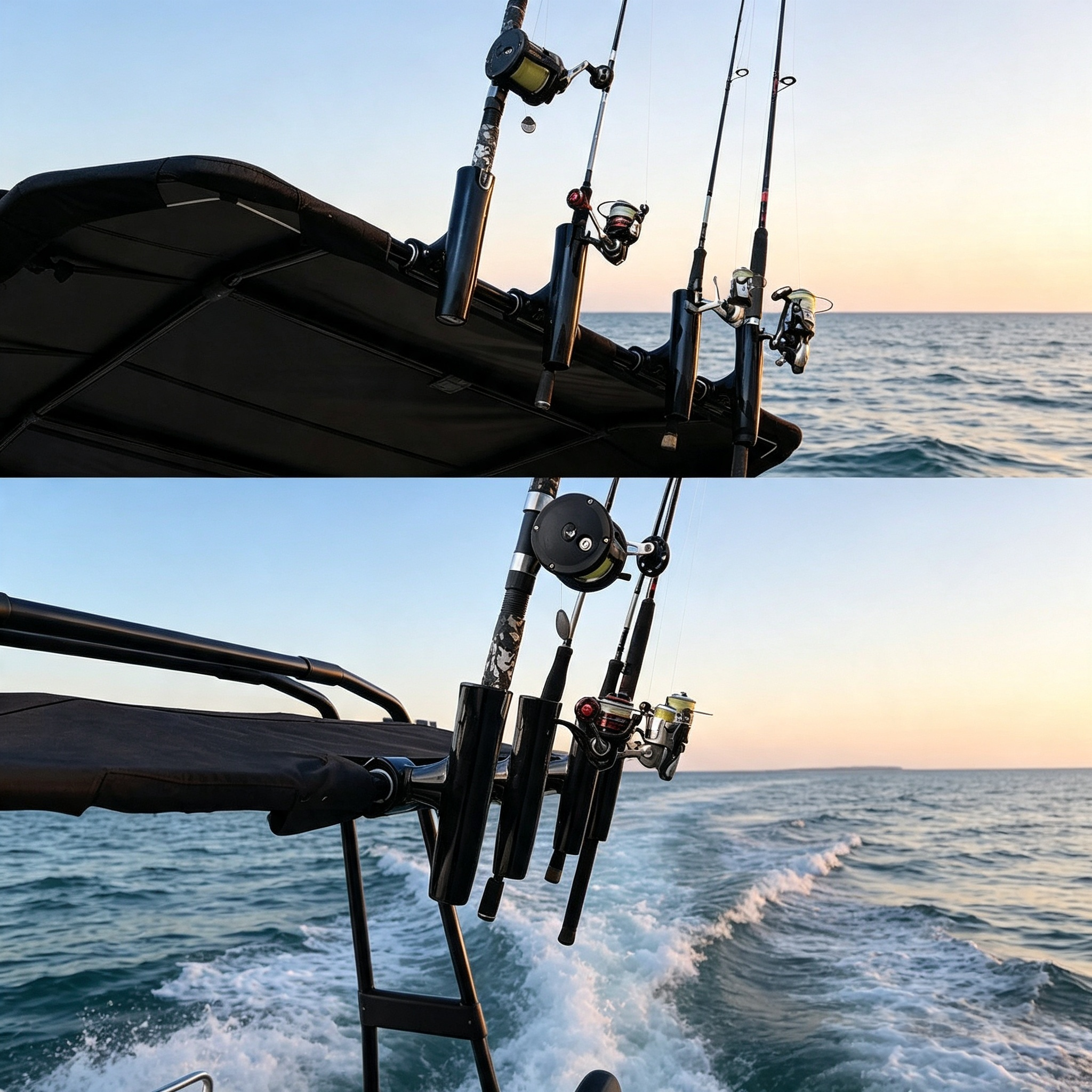 Clamp-On Rod Rack / Rocket Launcher – 6-Rod Storage System