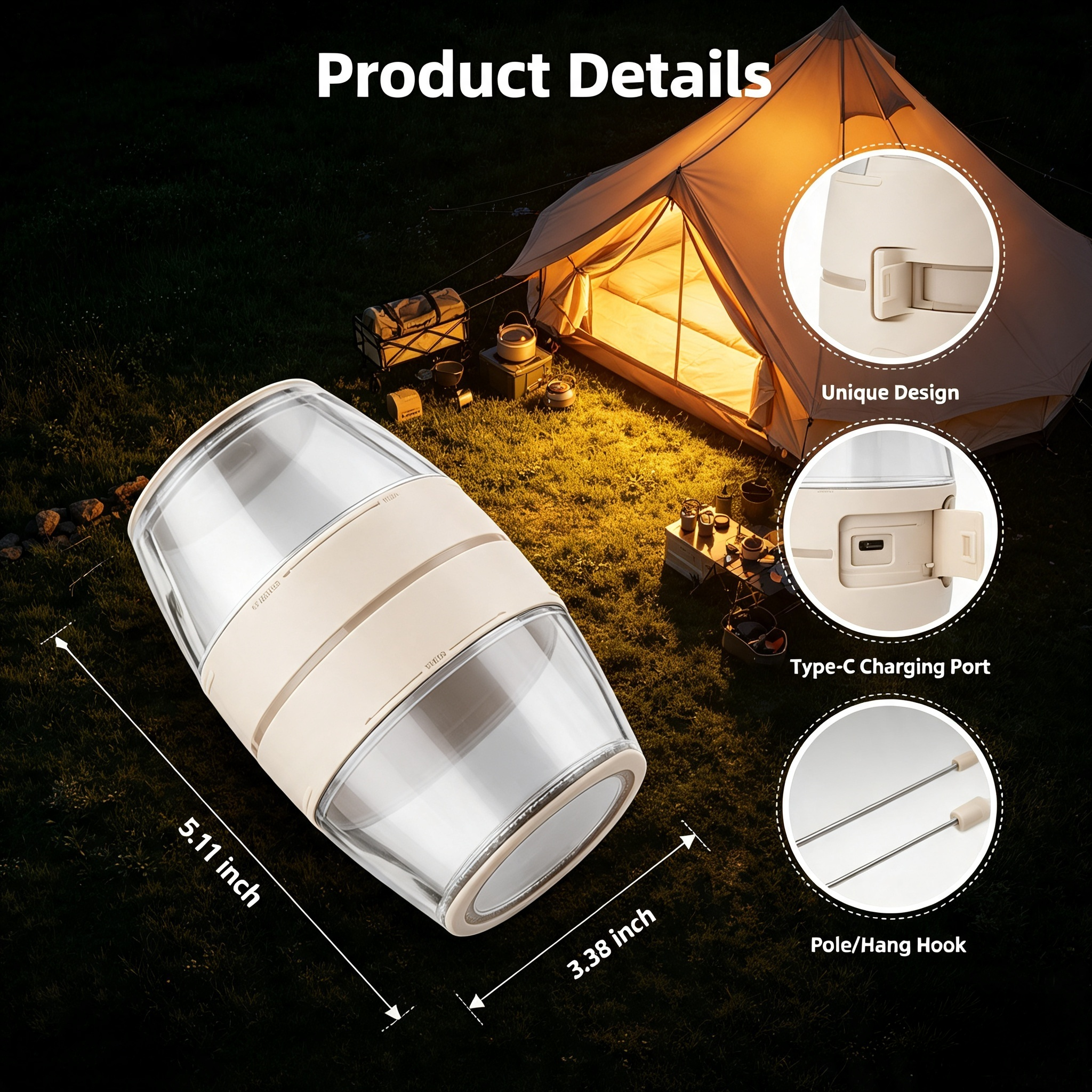 Twist Light – Portable Camping Lantern