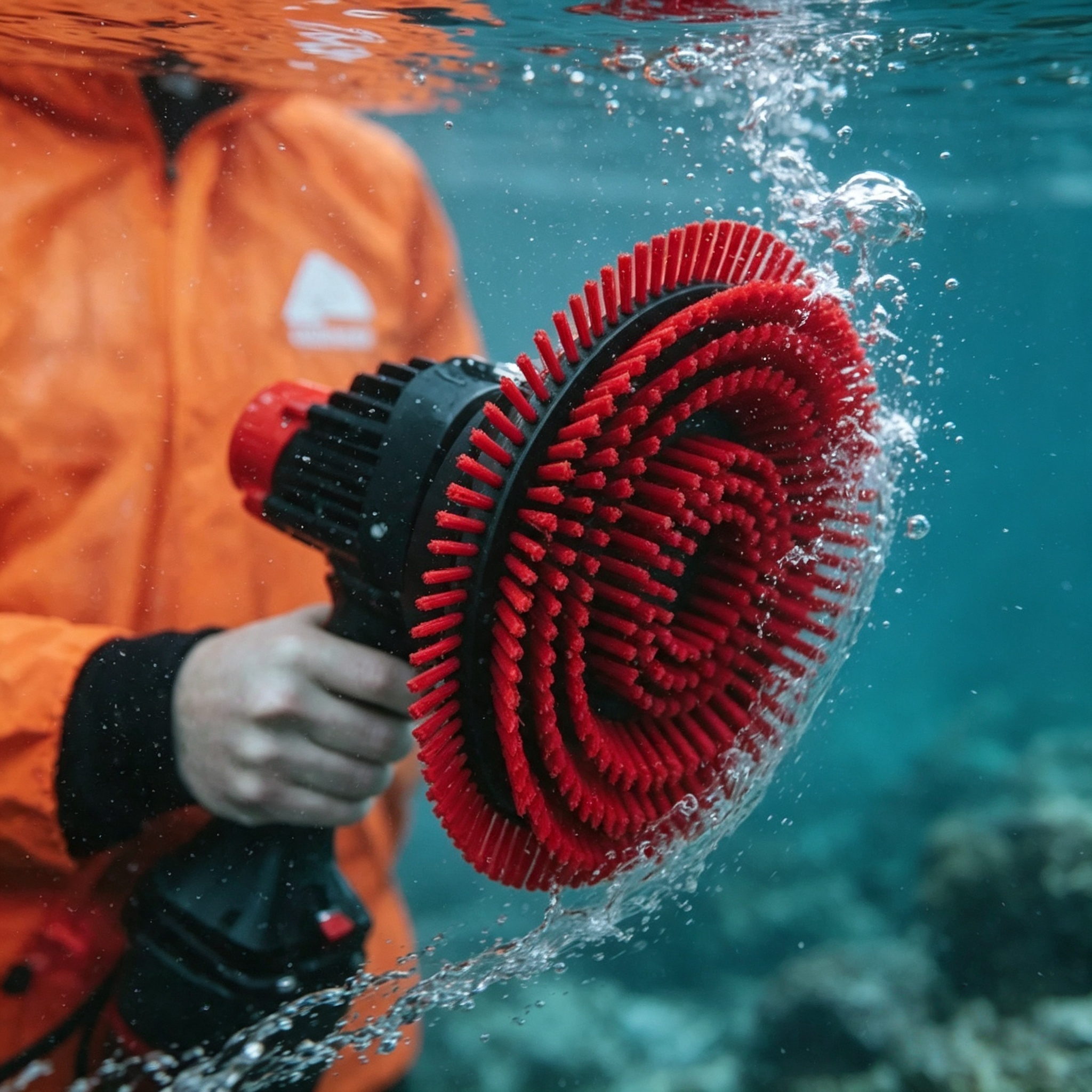 Electric Hull Cleaning Brush System