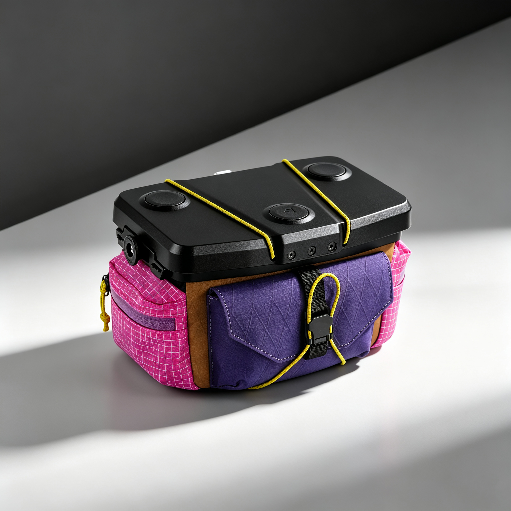 3.3L Modular Handlebar Bag – Quick‑Release Aluminum Mount, Device Platform, 1175g, Weather‑Resistant