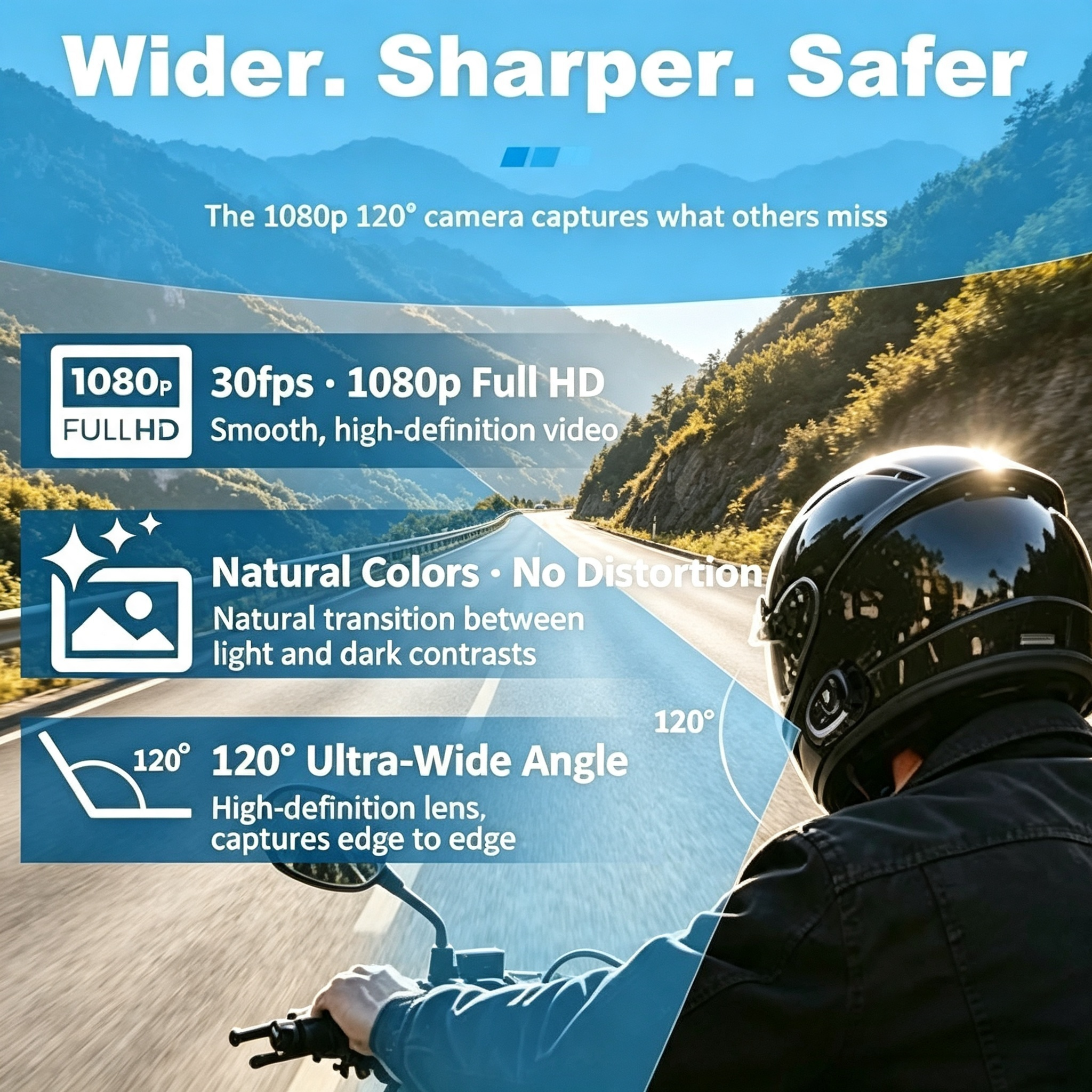 Motorcycle Bluetooth Intercom – Multi-Brand Compatible with App Control