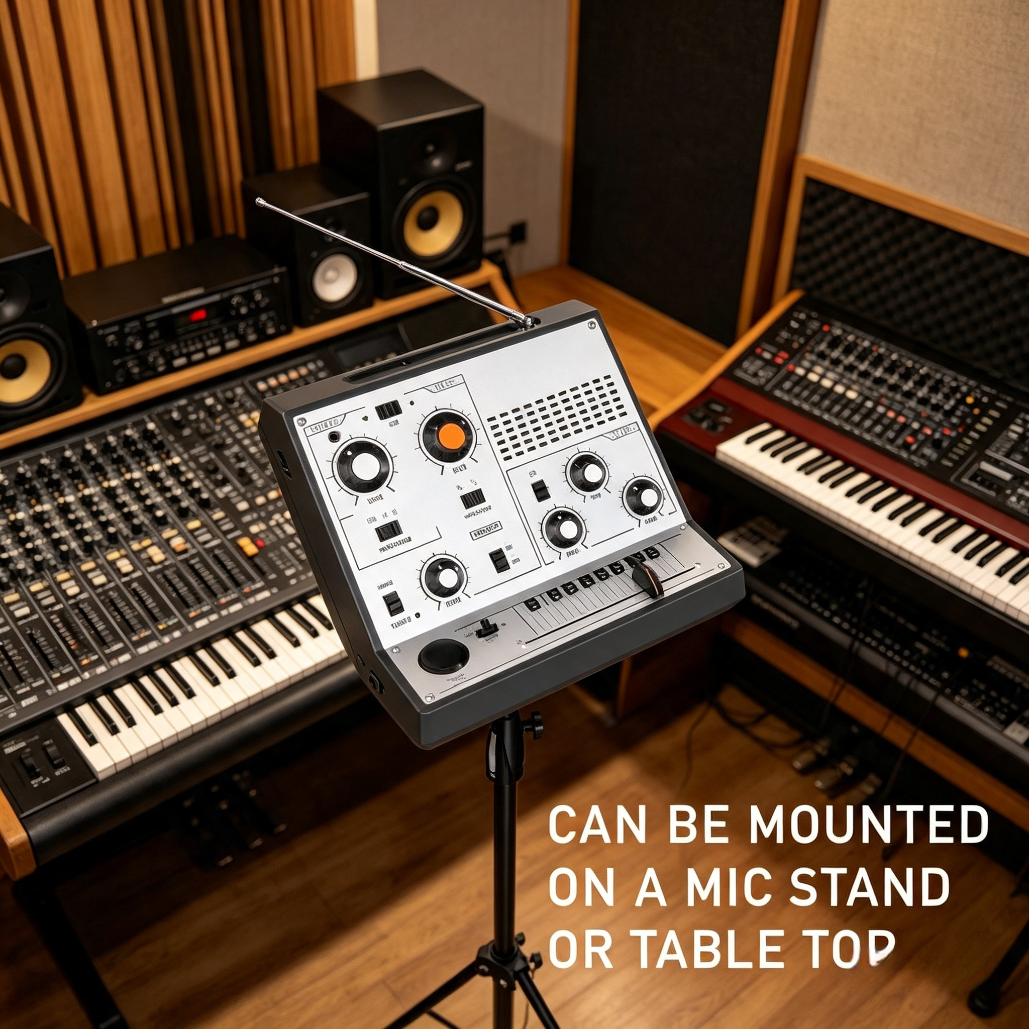 Portable Touch-Sensitive Synthesizer with Retro Analog Sound & Effects