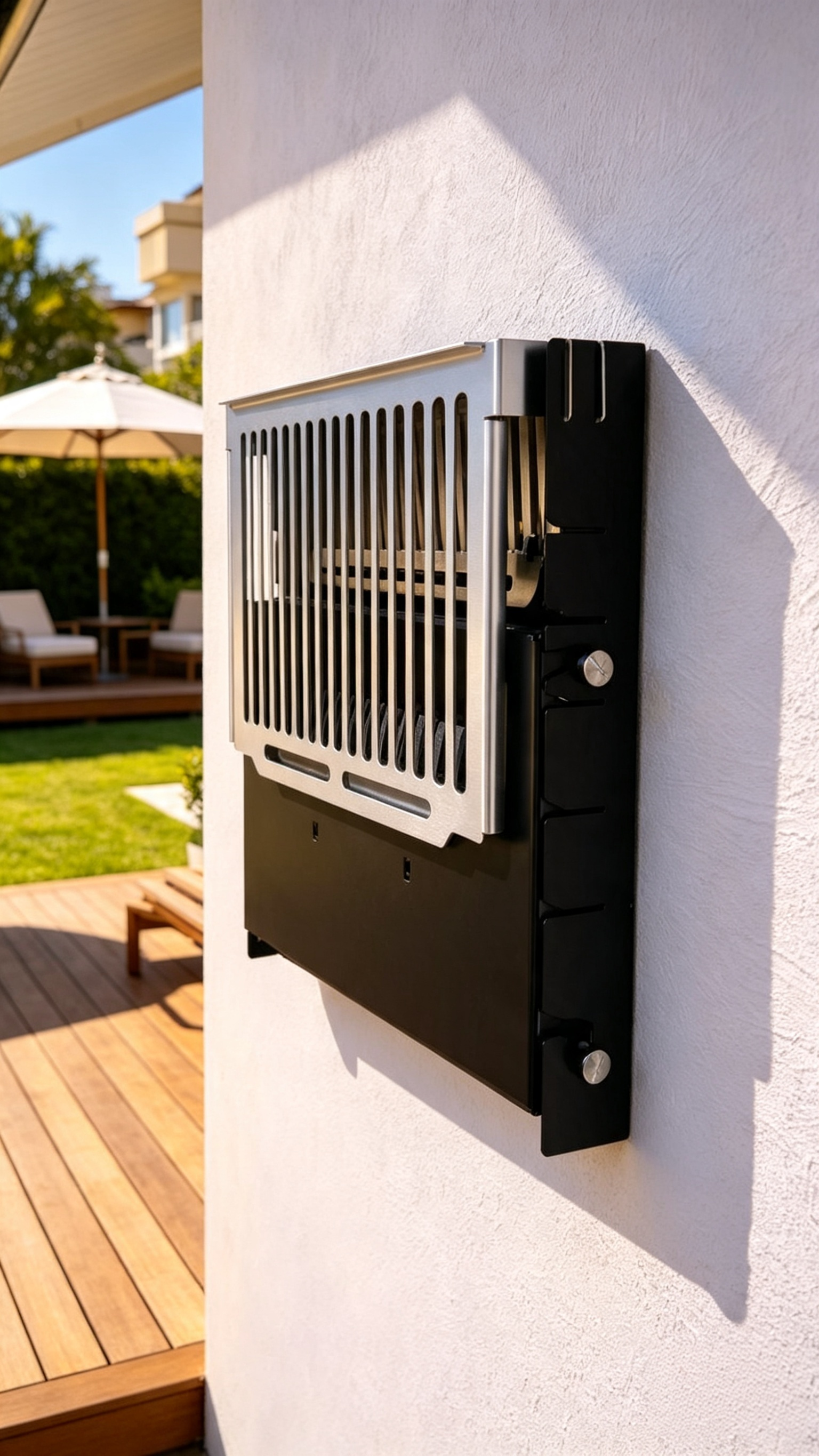 Wall Mounted Grill – Compact Foldable BBQ System