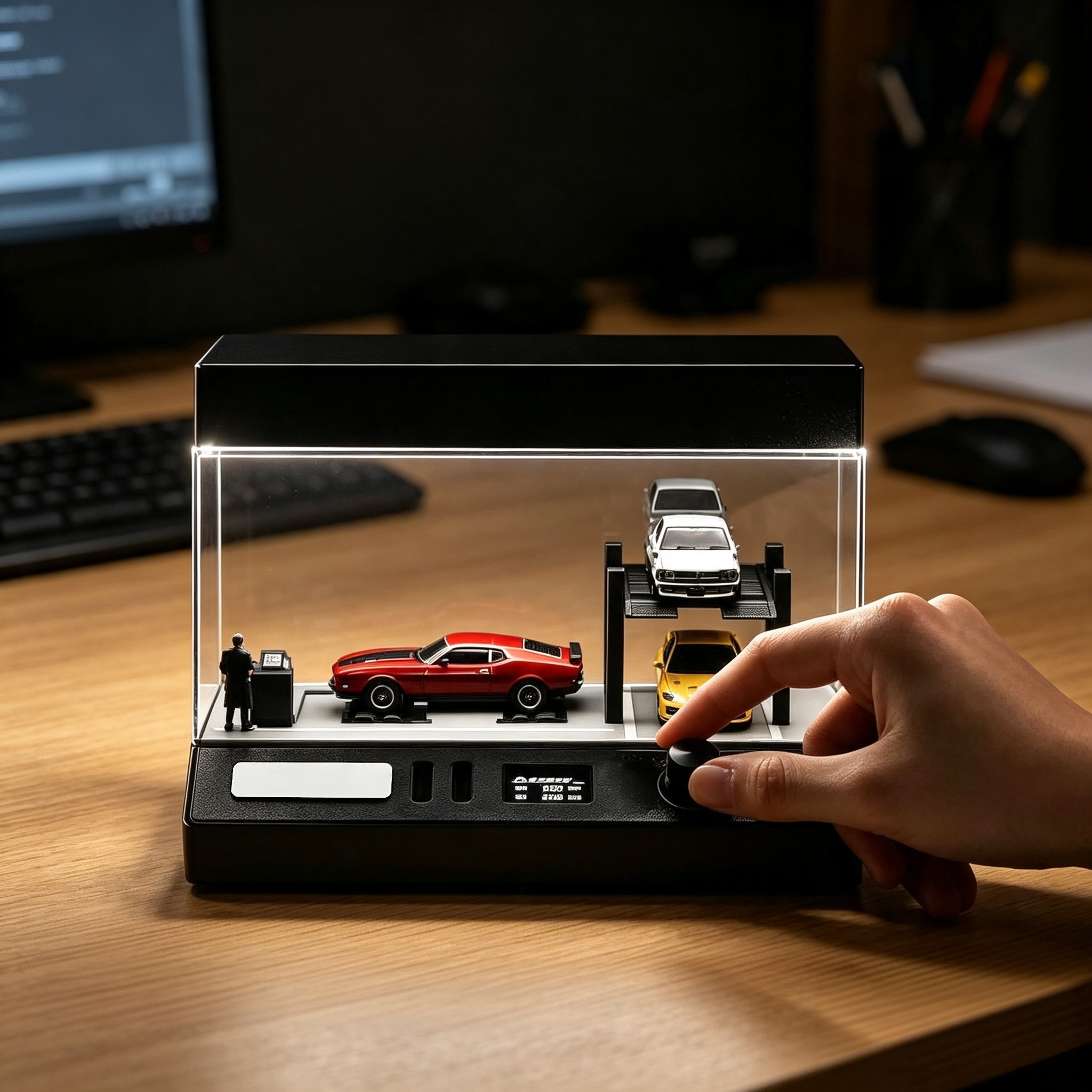 1:64 Interactive Garage Display Case