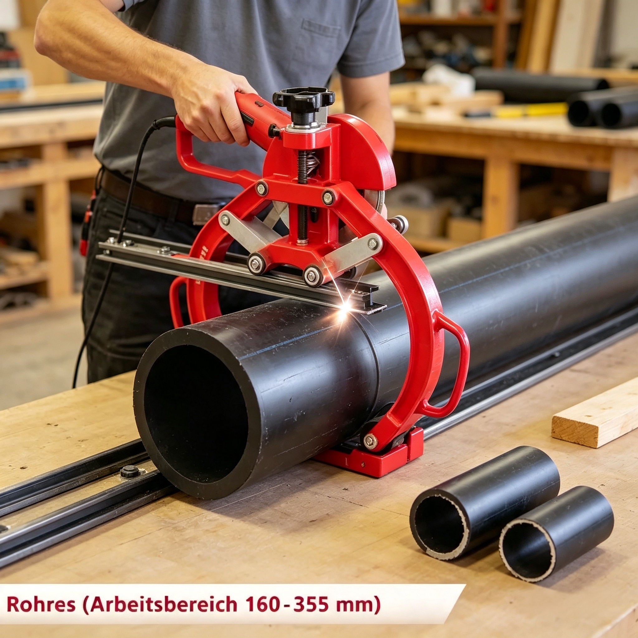 High-Performance Circular Saw – Pipe Cutting System 160-355mm