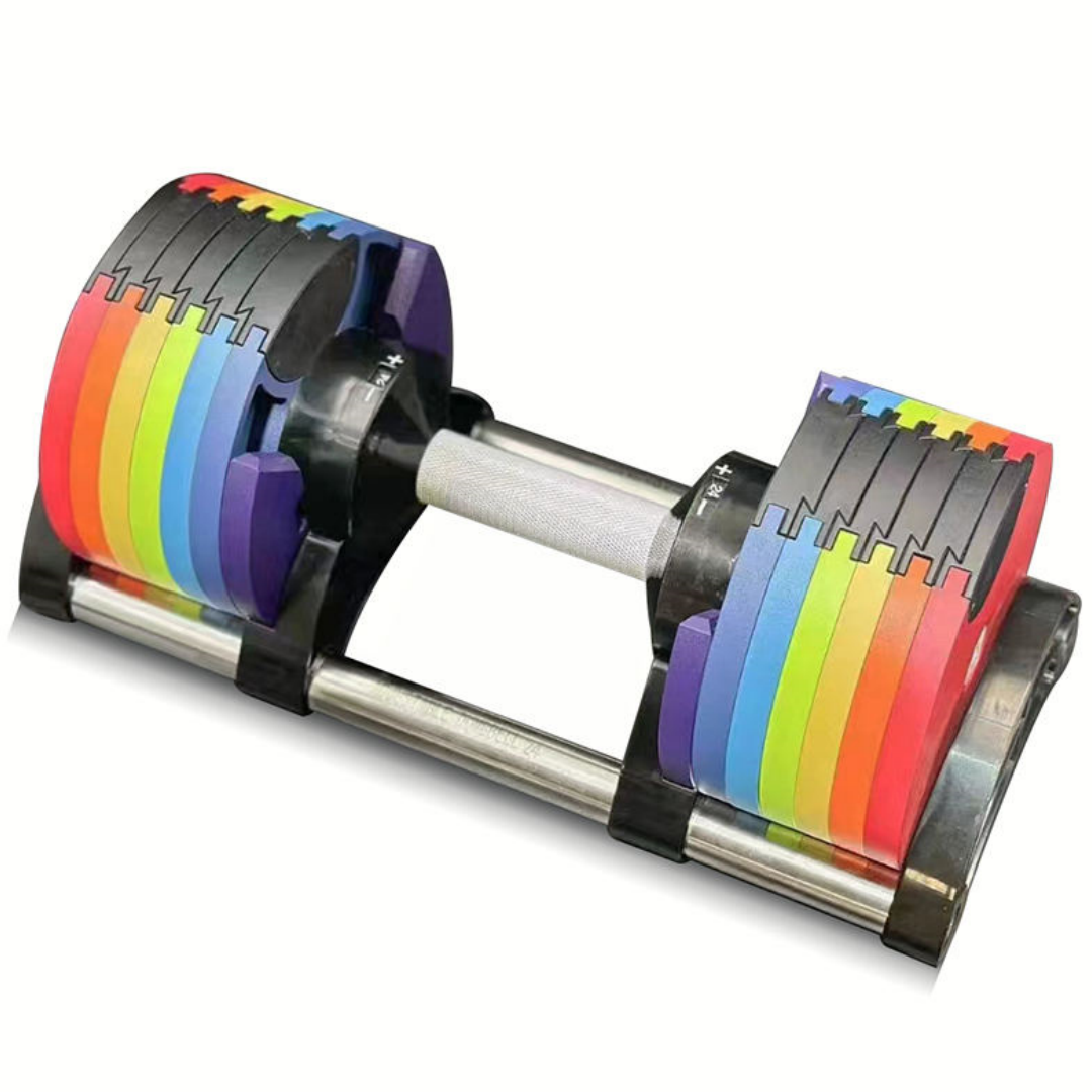 Quick-Adjust Home Strength Training Dumbbell, Adjustable Weight Set for Home Workouts & Small Spaces