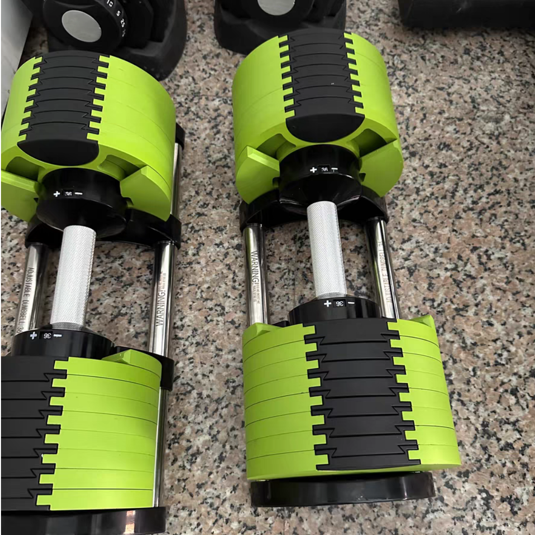 Quick-Adjust Home Strength Training Dumbbell, Adjustable Weight Set for Home Workouts & Small Spaces