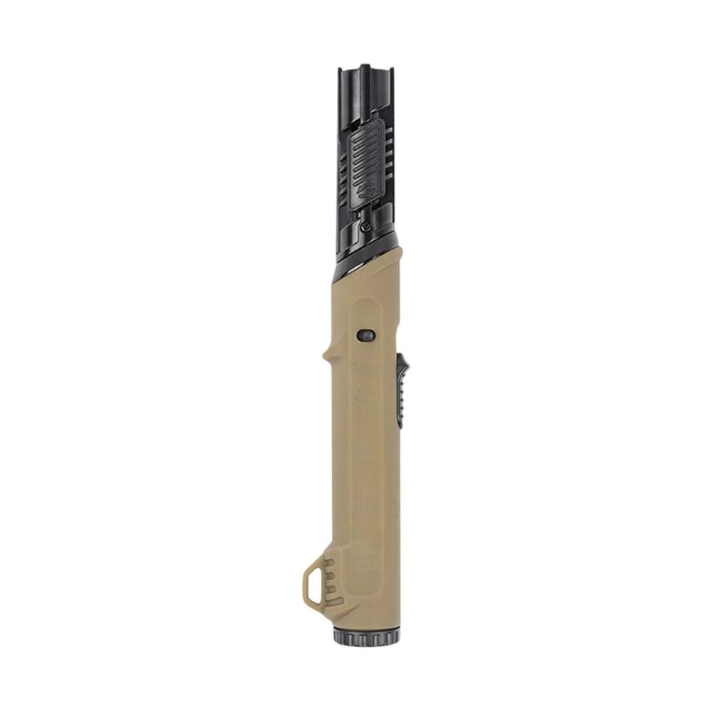 Ultra-Portable Zinc Alloy Precision Torch: Sleek Telescopic Pocket Igniter with Visible Fuel Window