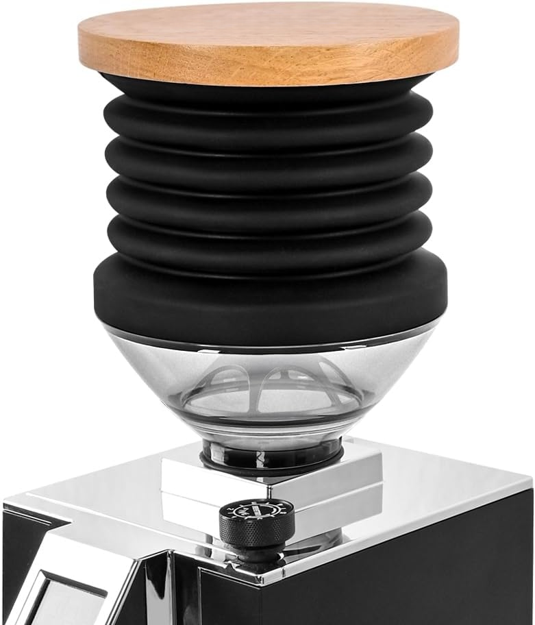 Zero-Retention Coffee Grinder Hopper: Single-Dose Bellows System for Pure and Fresh Espresso