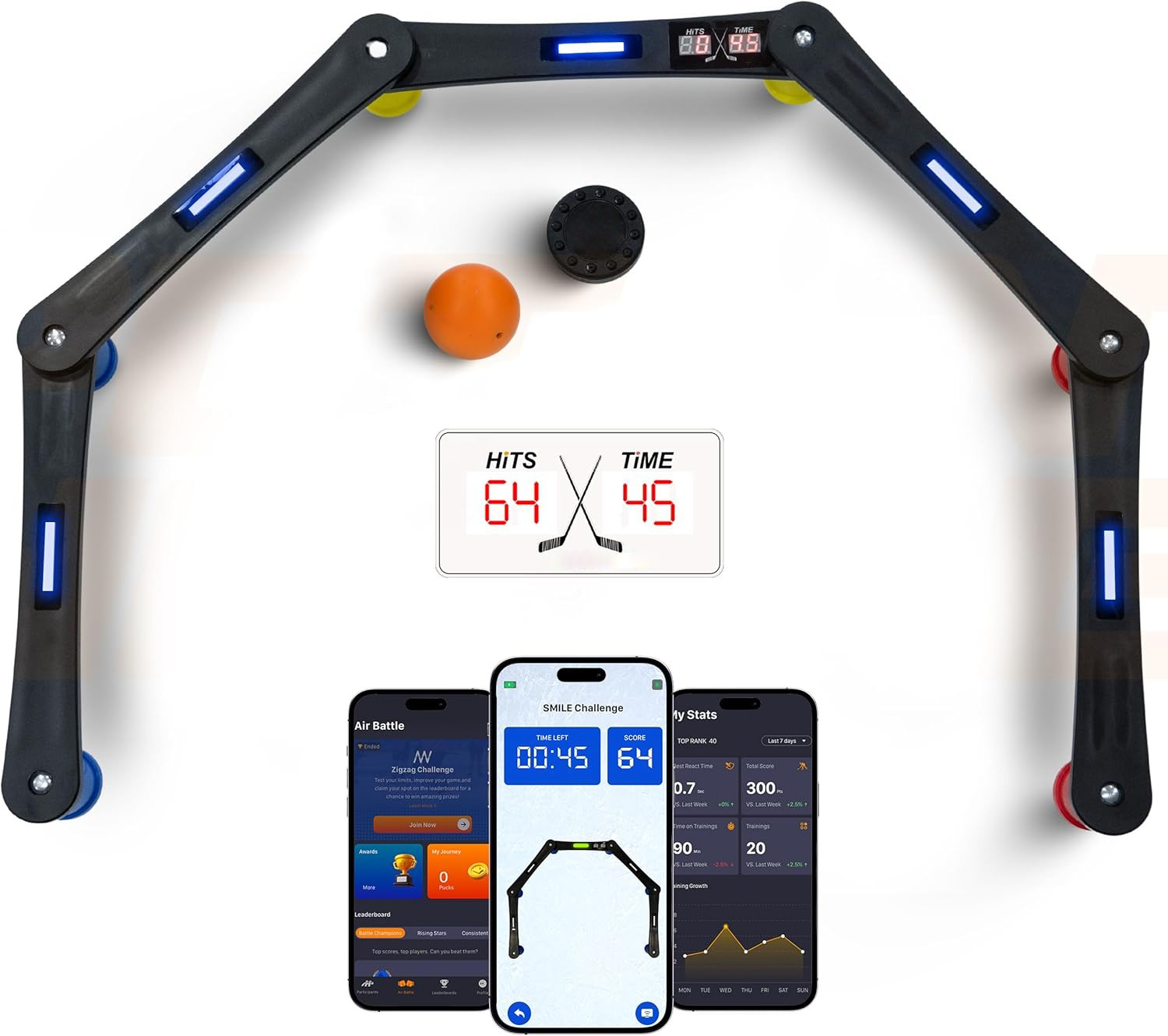 Digital ball control trainer