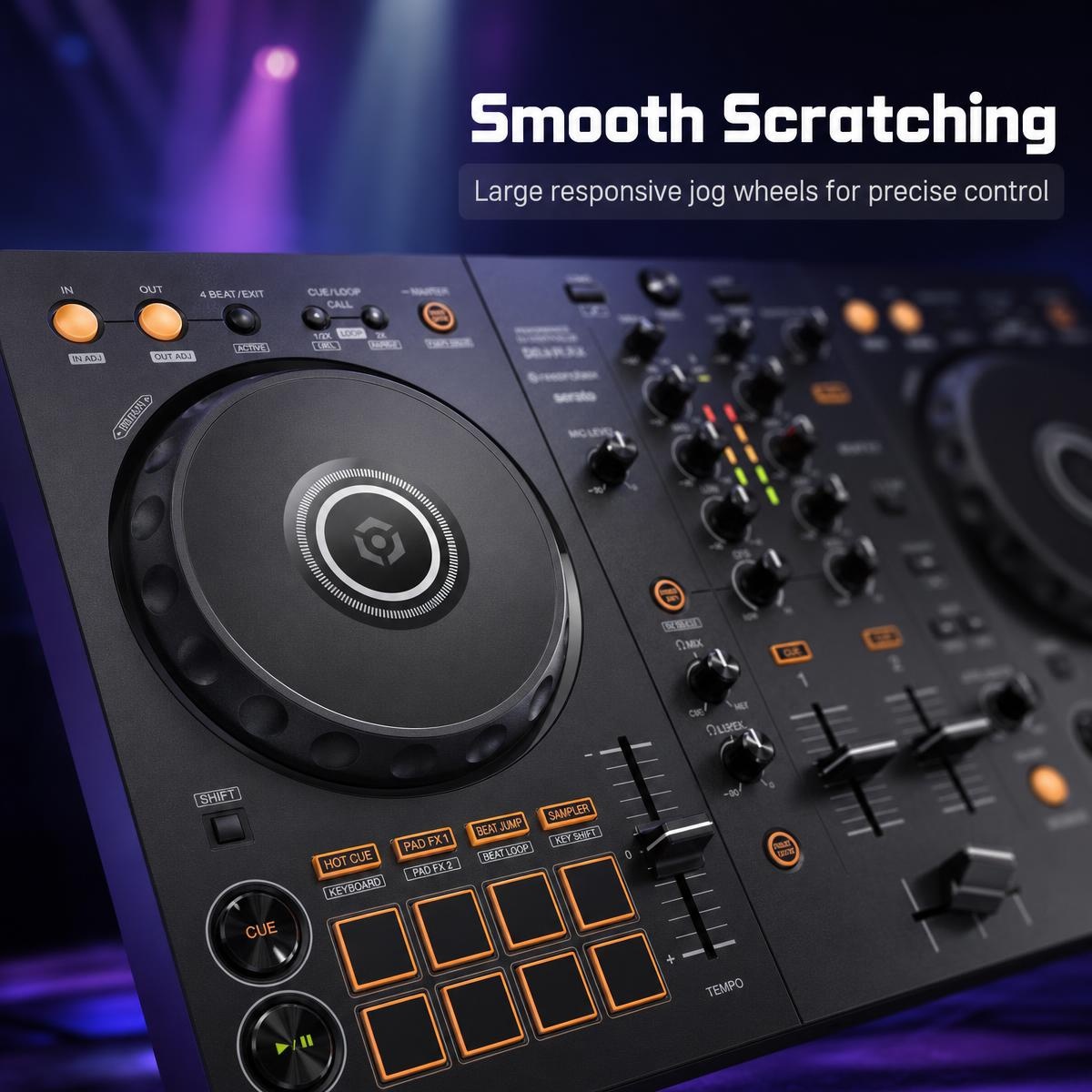 2-Channel DJ Controller for rekordbox & Serato
