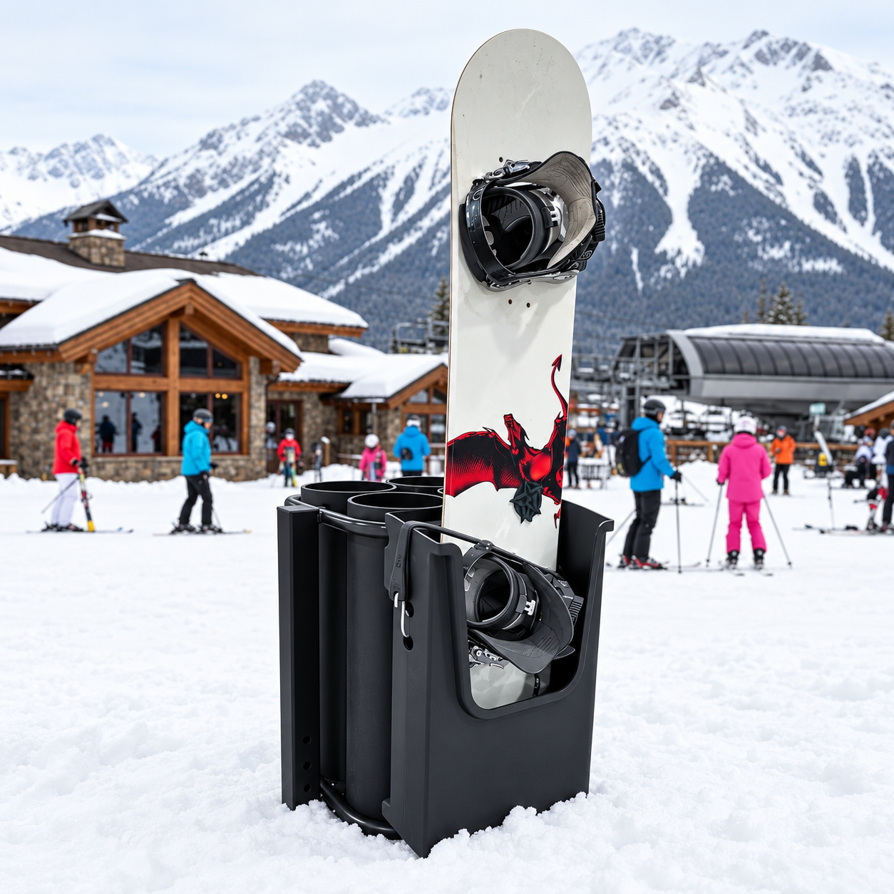 SummitHitch S4 — Adjustable Ski Rack & Snowboard Carrier Kit