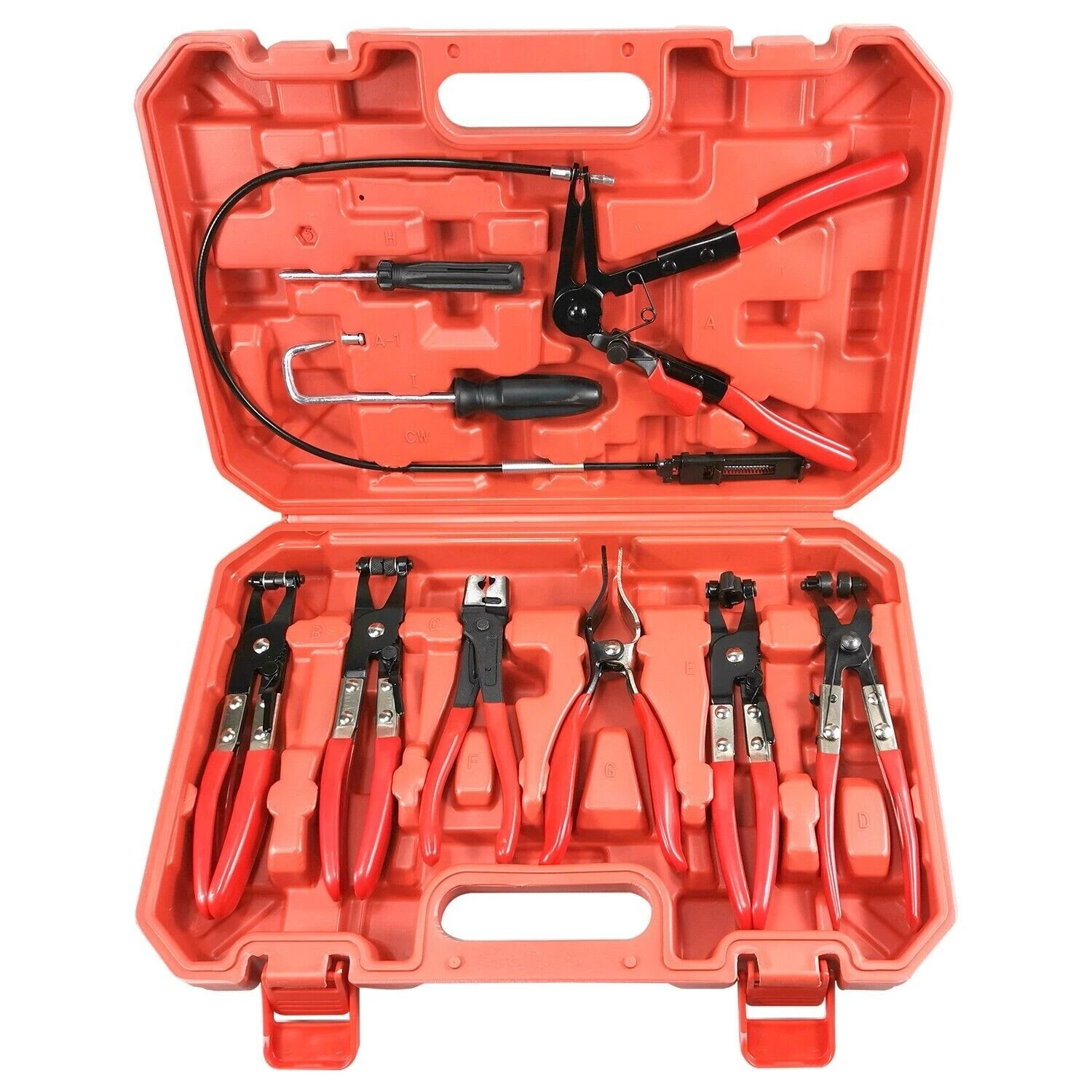 9-Piece Hose Clamp Pliers Set – Automotive Hose Repair Tool Kit