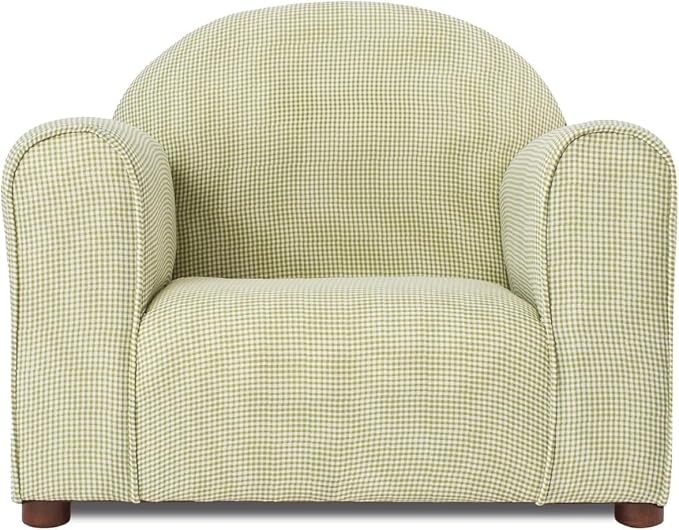 Personalized Kids Club Chair – Custom Embroidered Upholstered Armchair
