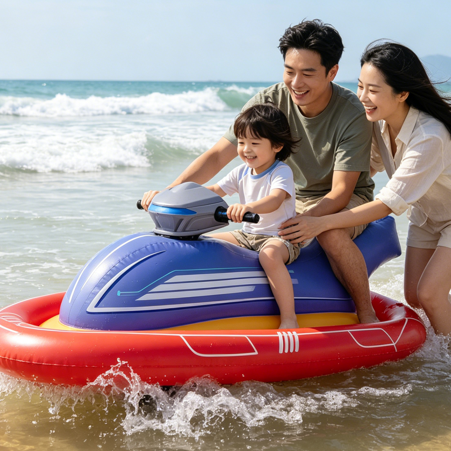 Jet Runner 2.0 – 12V Motorized Inflatable Ride-On Watercraft
