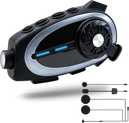 Motorcycle Bluetooth Intercom – Multi-Brand Compatible with App Control