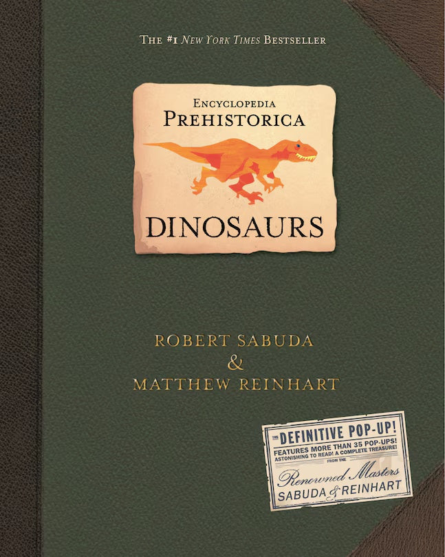 Encyclopedia Prehistorica Dinosaurs Pop-Up – Stunning 3D Dinosaur Adventure Book for Ages 6-8