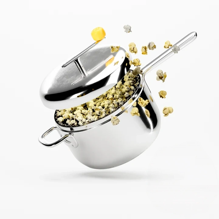 Modern Stovetop Popcorn Popper