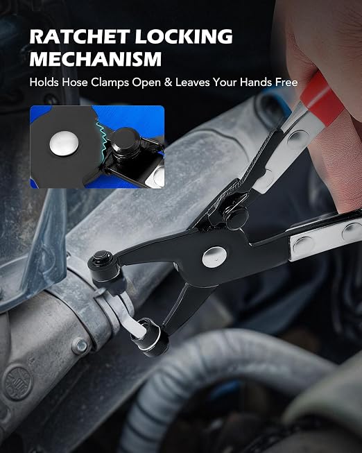 9-Piece Hose Clamp Pliers Set – Automotive Hose Repair Tool Kit