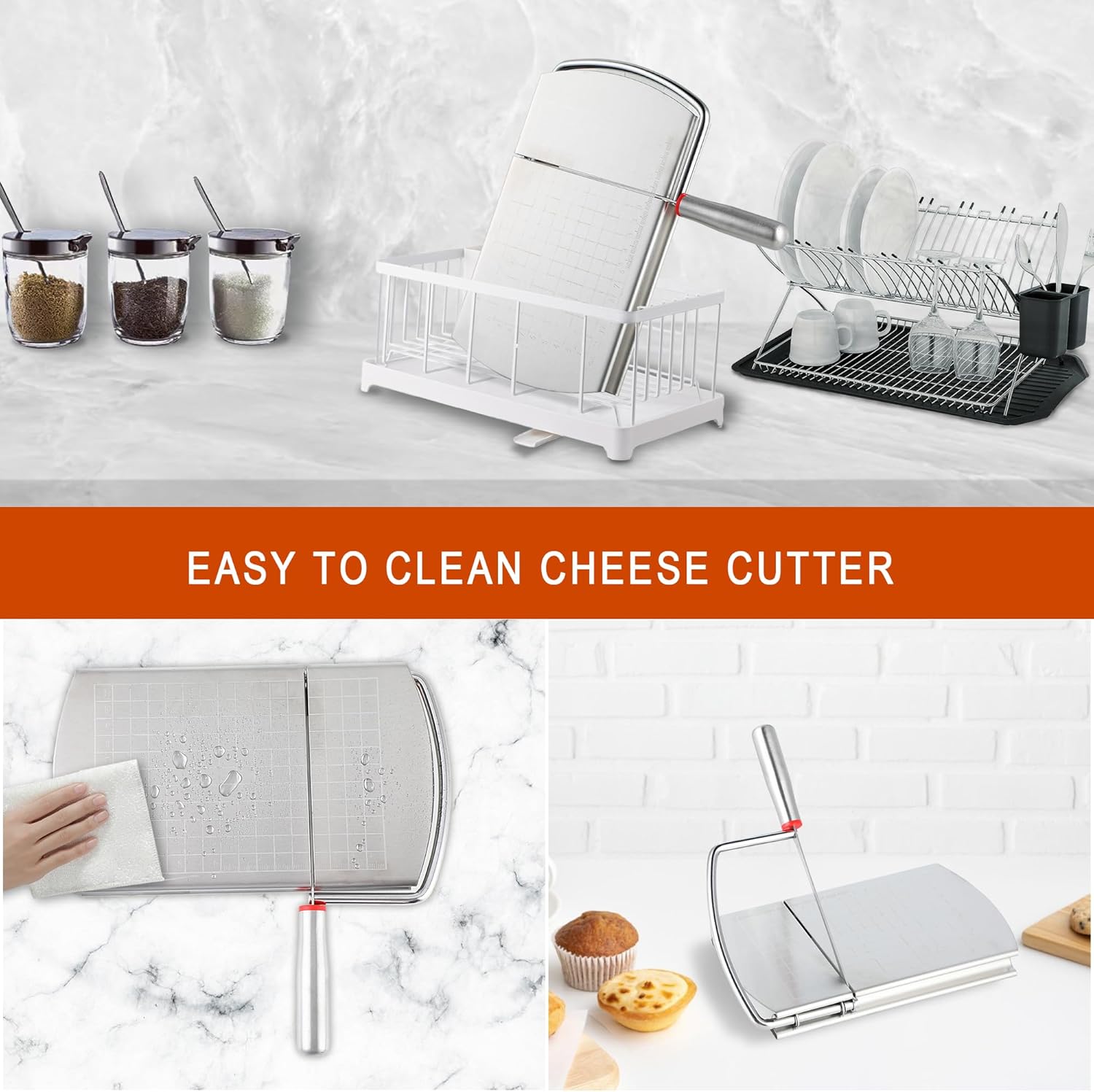 Cheese Slicer with Cutting Board