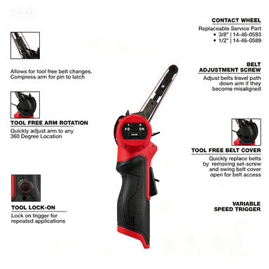 Cordless Band Saw Blade Sharpener – 3/8" × 13" Band File Tool