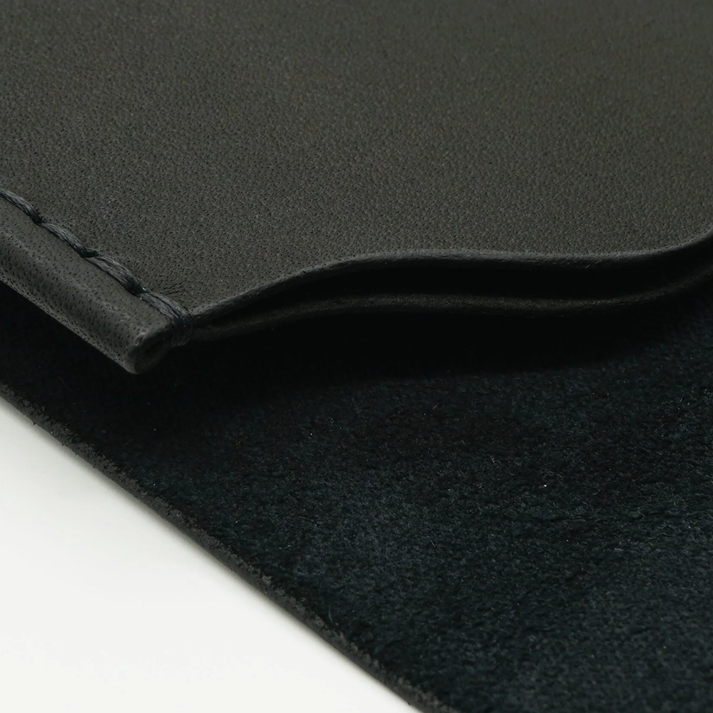 Wallet - Foldable, genuine leather, double magnetic clasp design