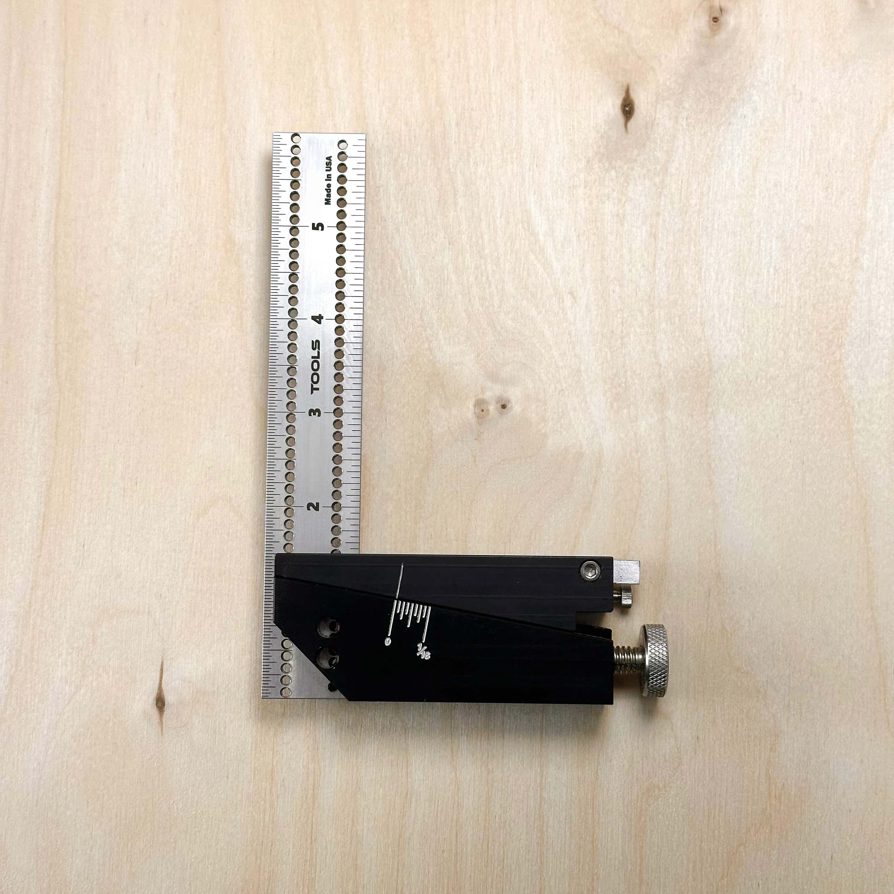 Indexing Combination Square – Premium Woodworking Layout Tool