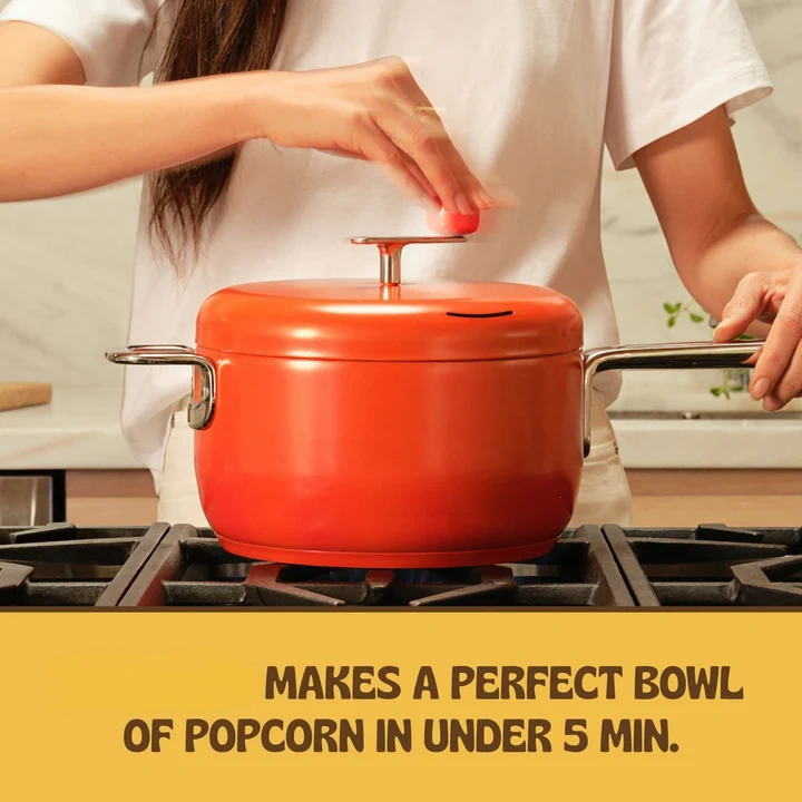 Modern Stovetop Popcorn Popper