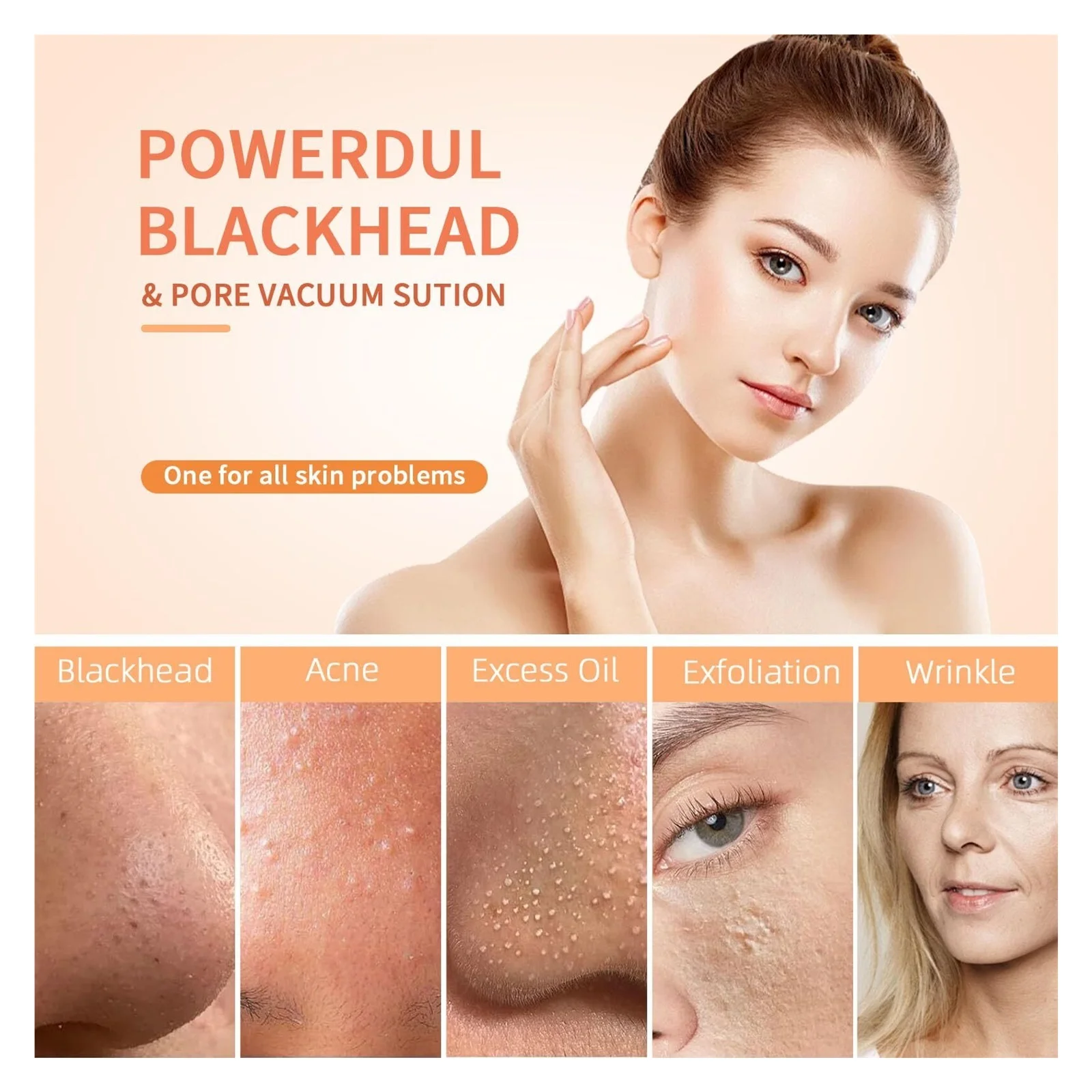 🧖♀️ USB Rechargeable Pore Vacuum Blackhead Remover