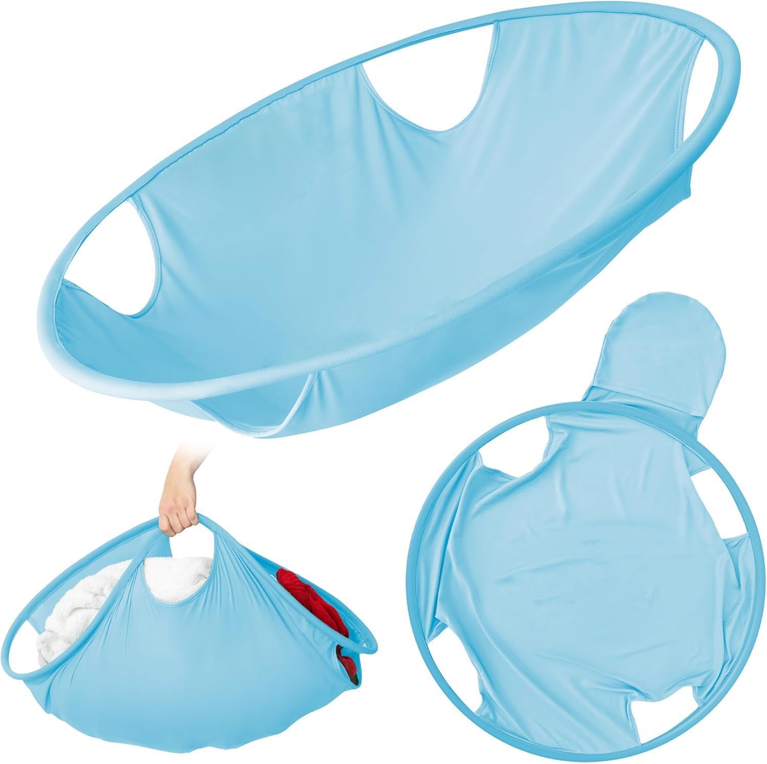 Collapsible Laundry Basket for Front-Loading Machines