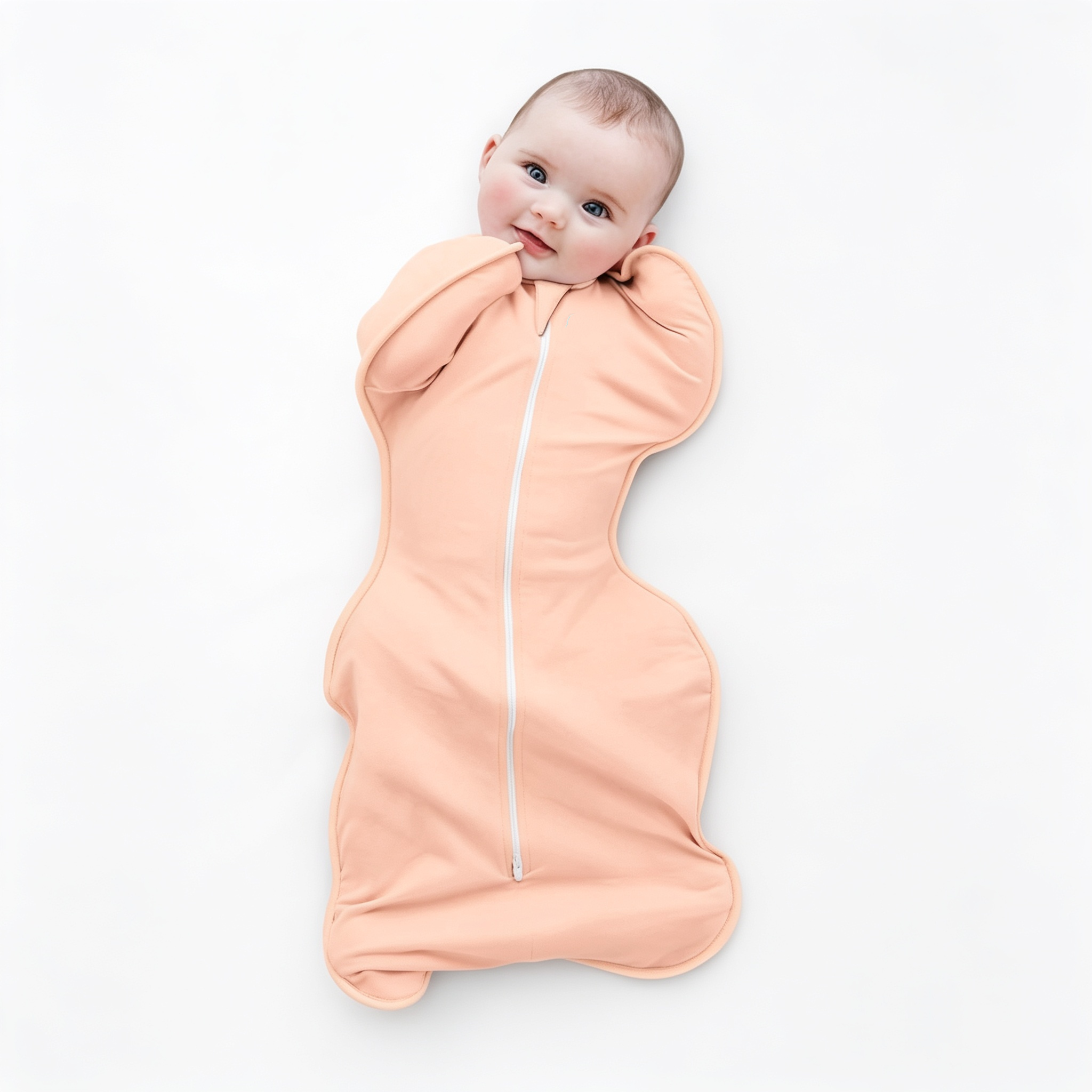 Baby Self-Soothing Swaddle Blanket with Natural Arms-Up Sleep Position & Moro Reflex Protection