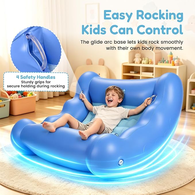 Sensory Rocking Chair for Kids – Inflatable Calming Chair for ADHD & Autism