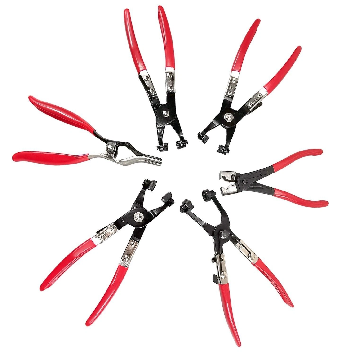 9-Piece Hose Clamp Pliers Set – Automotive Hose Repair Tool Kit