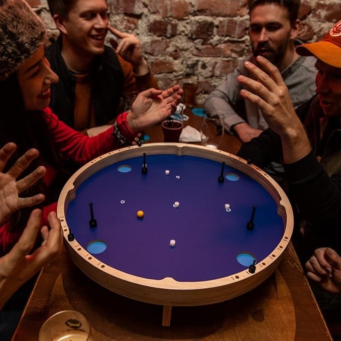 Magnetic Tabletop Game – Half Air Hockey, Half Foosball