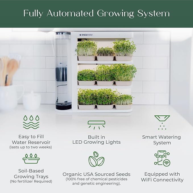 Indoor Garden – Fully Automated LED Growing Unit