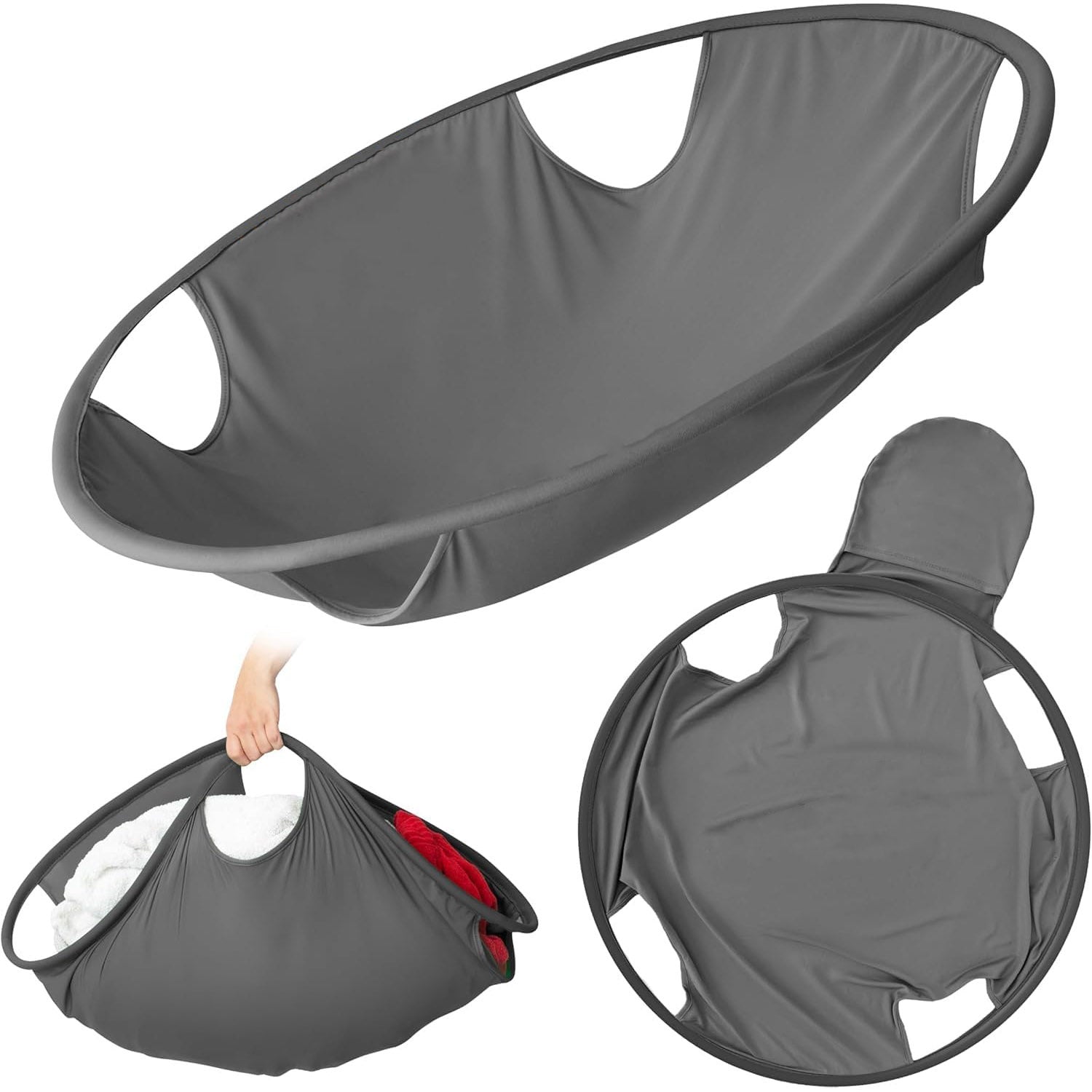 Collapsible Laundry Basket for Front-Loading Machines