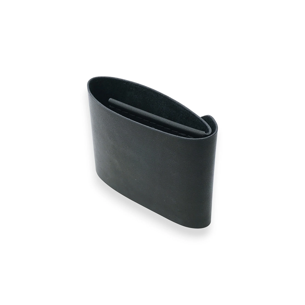 Wallet - Foldable, genuine leather, double magnetic clasp design