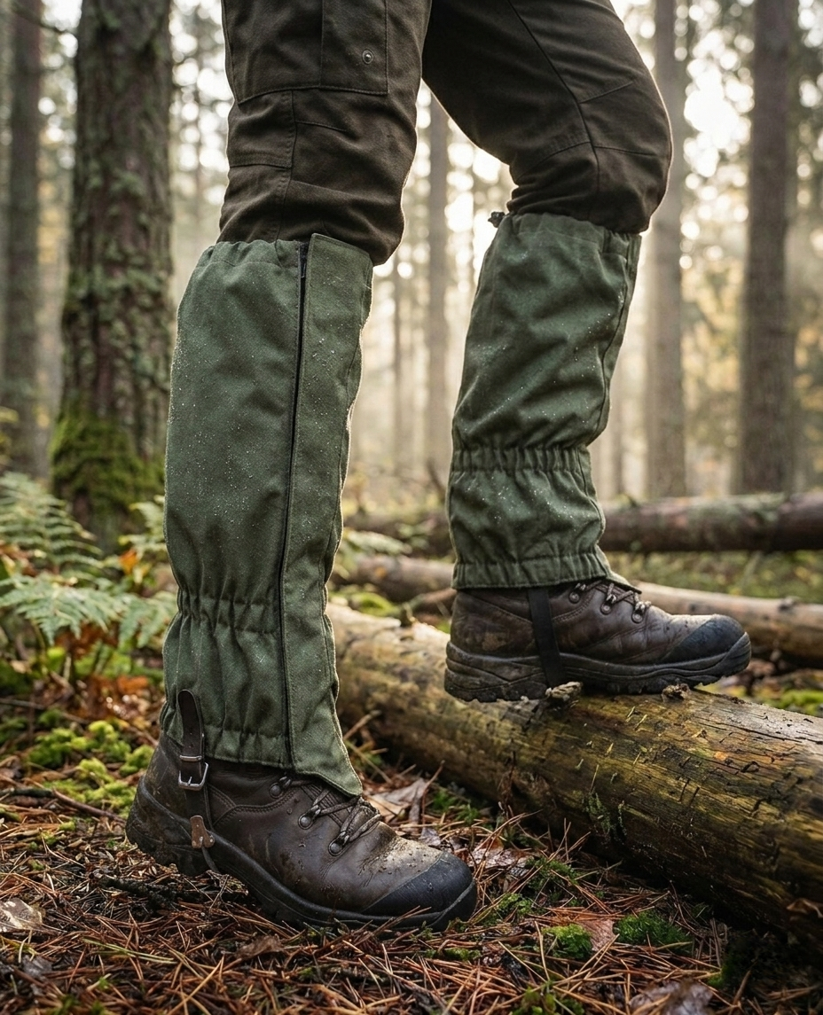 Anti-Debris Heavy-Duty Leg Gaiters: Water-Resistant Mud Guard for Trail Adventurers