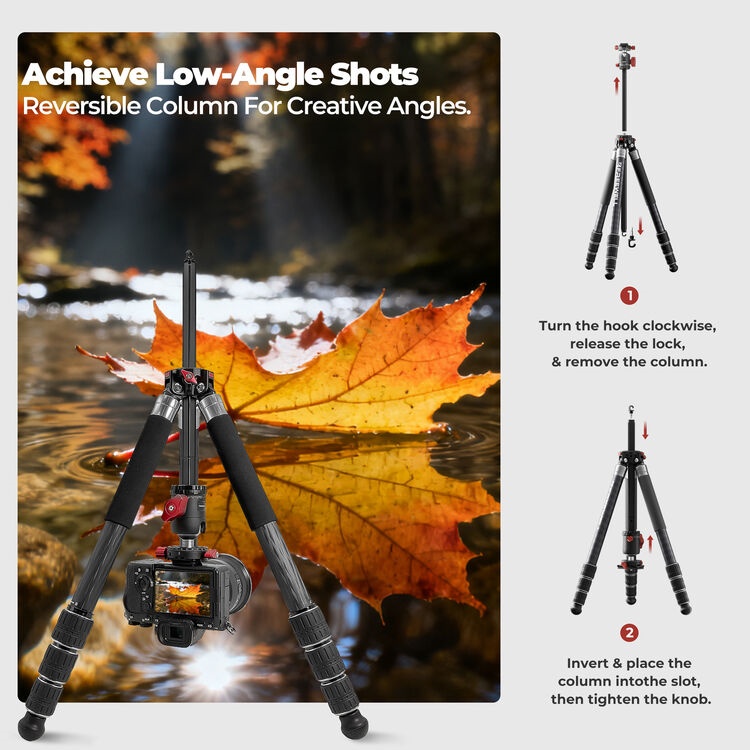 5-in-1 Real Multi Tripod – Carbon Fiber Versatile Support System