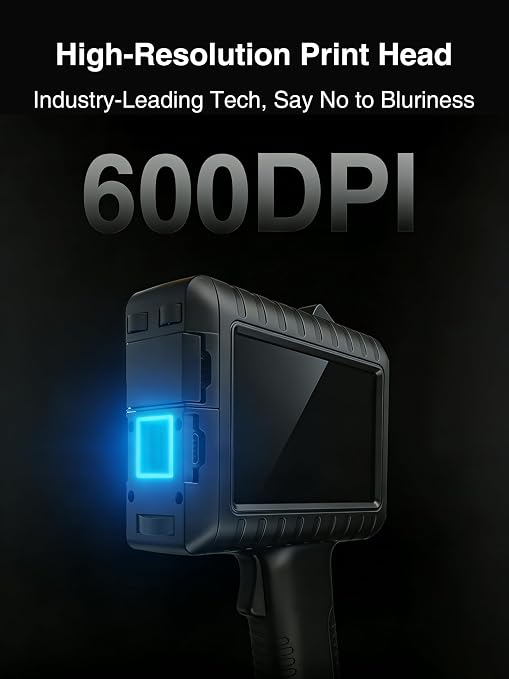 Handheld Inkjet Printer – Portable Date & Barcode Coding System