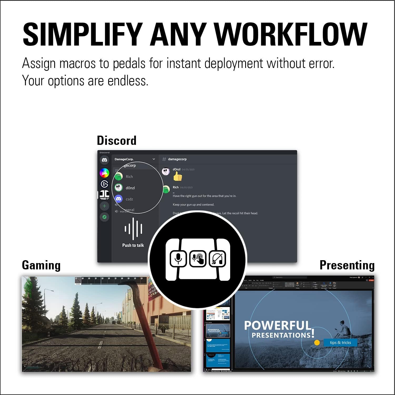 Foot pedal controller – Hands-free recording studio controller