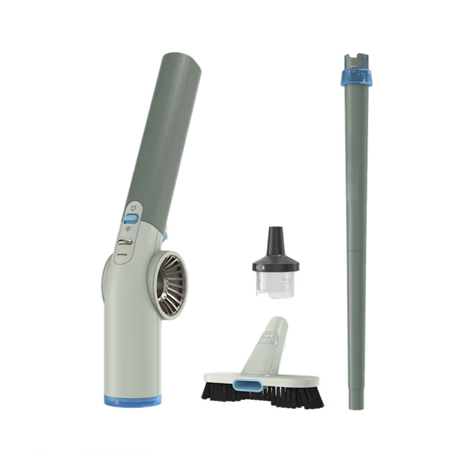 Air jet cleaner that integrates indoor and outdoor cleaning functions